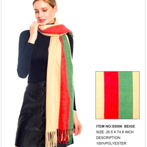 pc Accessories - Woman scarf Parisecase 100% poly soft comfortable perfect holiday gift